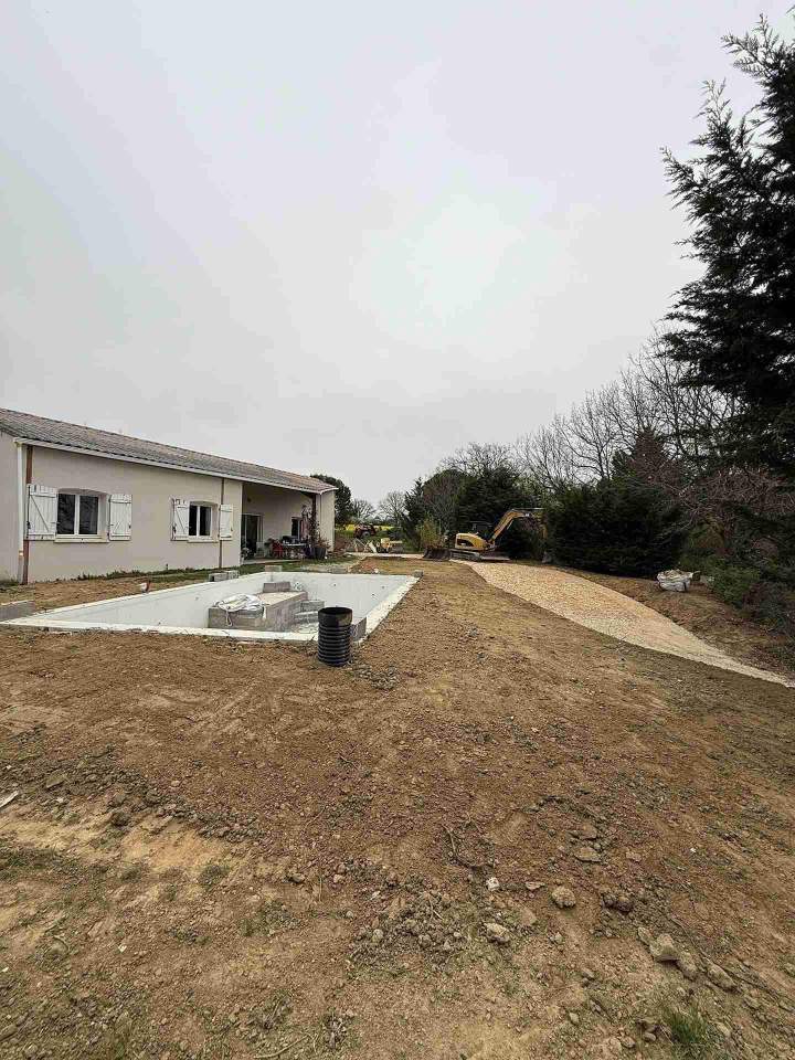 Chantier terrassement Samatan