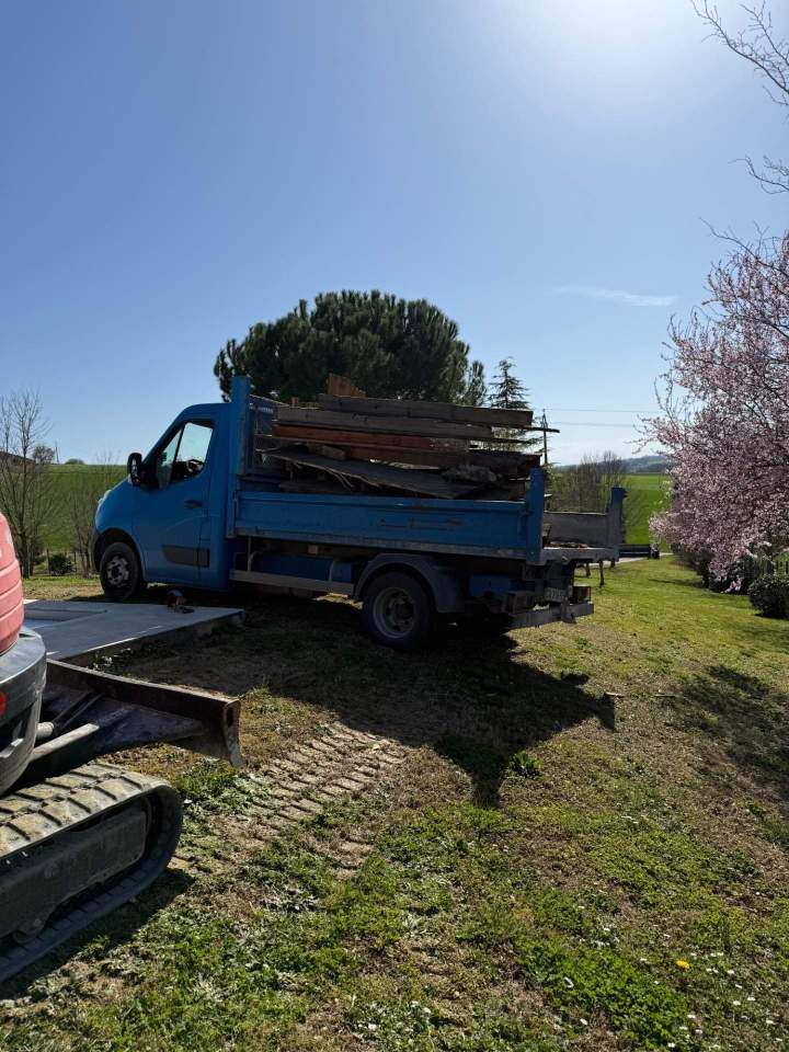 Évacuation déchets de bois Samatan
