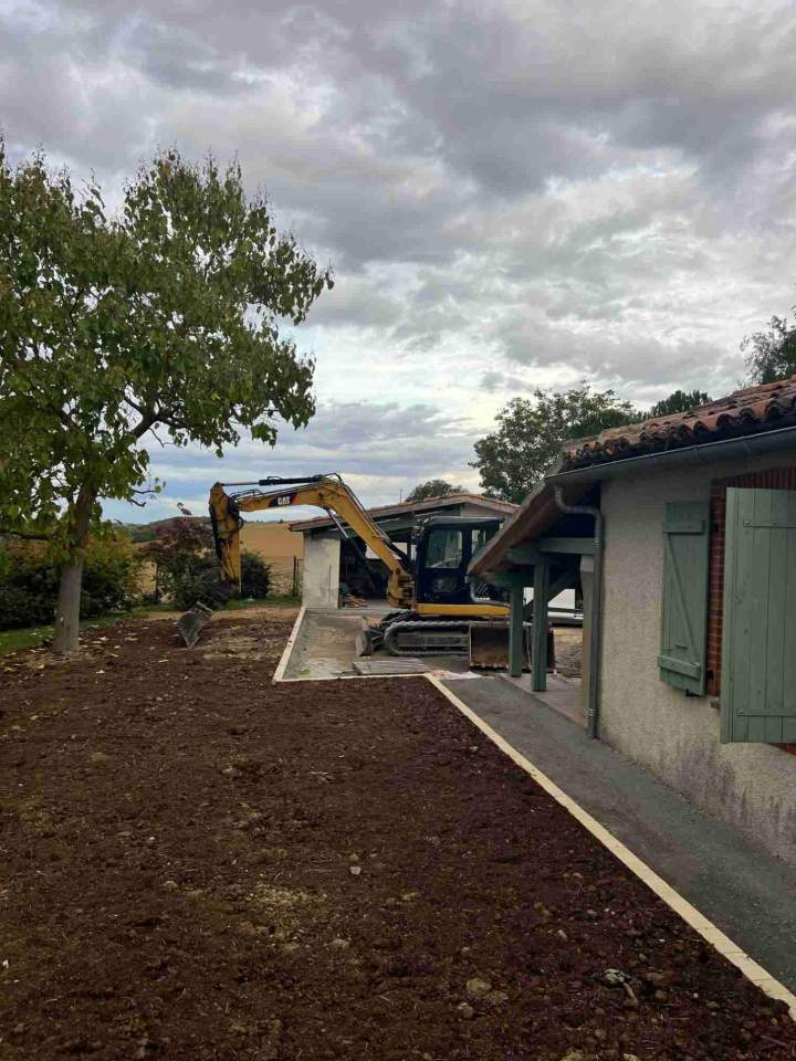 Installation bordure Samatan